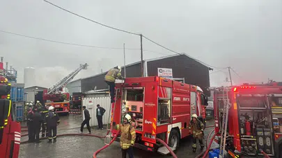 Eyüpsultan'da 3 ayrı iş yerinde yangın