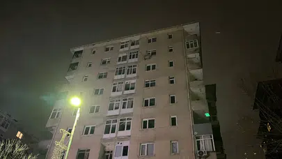 Küçükçekmece'de 10 katlı bina mühürlendi : Vatandaşlar otellere yerleştirildi