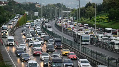 İstanbul'da trafik yoğunluğu yüzde 62 oldu