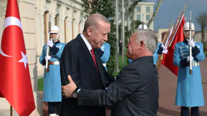 Cumhurbaşkanı Erdoğan, Ürdün Kralı 2. Abdullah ile bir araya geldi