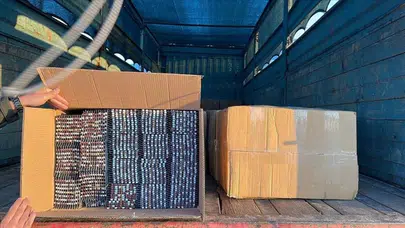 Tokat'ta dev operasyon : 55 bin sentetik ilaç ele geçirildi