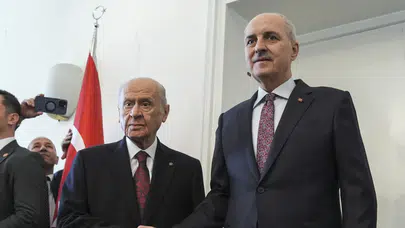 TBMM Başkanı Numan Kurtulmuş, MHP Genel Başkanı Bahçeli'yi ziyaret etti