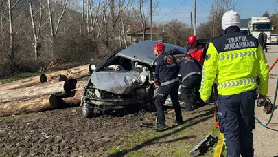 Bolu’da feci kaza : Tır ile otomobil çarpıştı , 1 ölü
