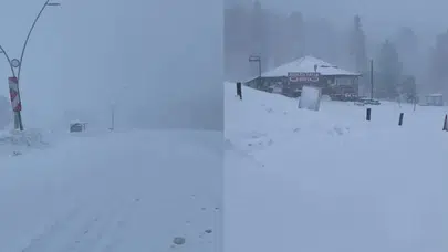 Uludağ'da kar kalınlığı 163 santimetre oldu