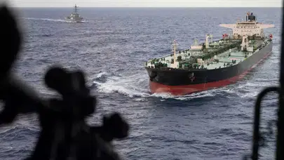 ABD askeri güçleri Hint Okyanusu'nda petrol tankerine el koydu