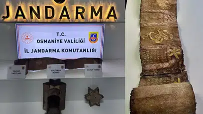 Osmaniye’de Süleyman mührü ve Tevrat içeren 12’nci yüzyıla ait tarihi yazıt ele geçirildi