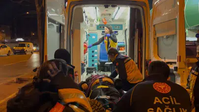 Bursa'da kaza : Motosiklet refüje çarptı