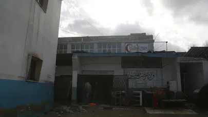 Suriye'de Ayunlbeyda Hastanesi sel nedeniyle kullanılamaz hale geldi