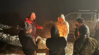 Burdur’da Kestel Dağı’nda mahsur kalan 4 kişi kurtarıldı