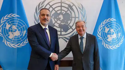 Dışişleri Bakanı Fidan, BM Genel Sekreteri Guterres ile görüştü
