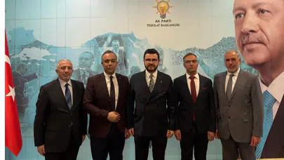 Başkan Okandan 3 yeni ilçe başkanına başarılar diledi