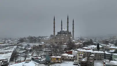Edirne kara büründü : Ortaya karpostallık görüntüler çıktı