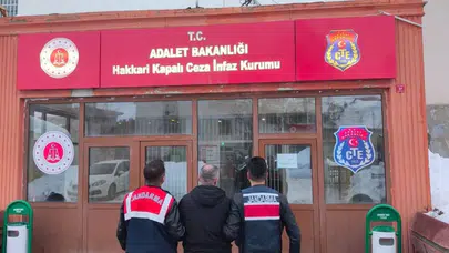 Hakkari'de 13 yıl hapis cezası bulunan şahıs yakalandı