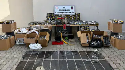 Mersin'de kaçak sigara operasyonu : 1 şüpheli gözaltında