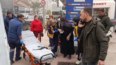 Bursa'da 80 yaşındaki kadına PTT kargo minibüsü çarptı