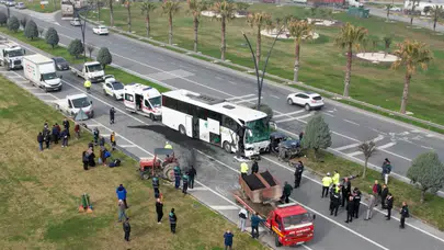 Manisa'da zincirleme kaza : Çok sayıda yaralı