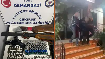 Bursa'da polis ekiplerinden operasyon : 111 tarihi eser ele geçirildi