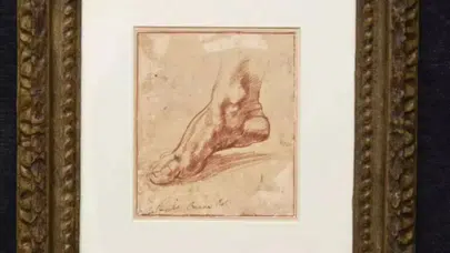 Michelangelo'nun çıplak ayak çizimi 29 milyon dolara satıldı