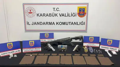 Karabük'te şarj aletinde uyuşturucu bulundu : 7 gözaltı