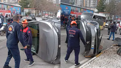 Mardin'de cip devrildi : 2 kişi yaralandı
