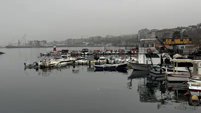 Tekirdağ'da sis etkili oldu, balıkçılar denize açılamadı