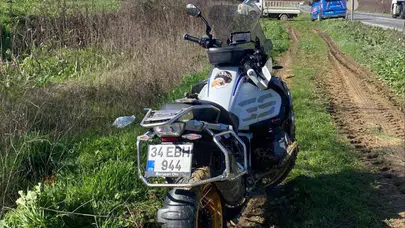 Bilecik'te kaza : Motosiklet sürücüsü yaralandı