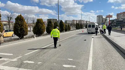 Karaman’da minibüsün çarptığı 57 yaşındaki yaya ağır yaralandı