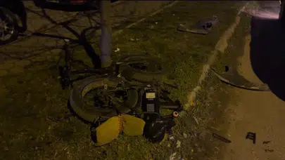 Eskişehir'de 17 yaşındaki otomobil sürücüsü, bisikletli çocuklara çarptı : 2 yaralı