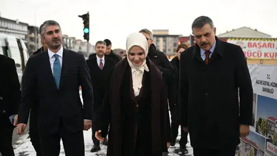 Bakan Göktaş, Erzurum'da huzurevi yapılacak alanı inceledi