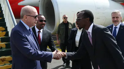 Cumhurbaşkanı Erdoğan resmi ziyaret için Etiyopya’da