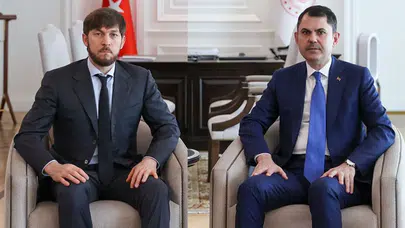 Bakan Kurum, Rusya İklim Değişikliği Özel Temsilcisi Edelgeriyev ile görüştü