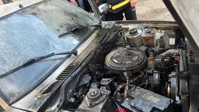 Park halindeki Tofaş alevlere teslim oldu