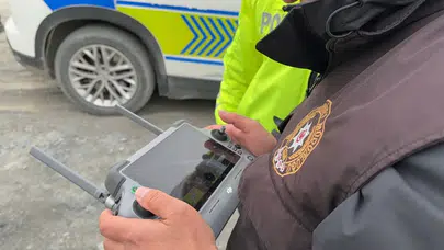 Arnavutköy'de dron destekli trafik denetimi : Sürücülere caydırıcı ceza