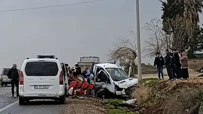 Mardin'de kamyonetin tümseğe çarpması sonucu 3 kişi yaralandı