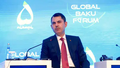 Bakan Kurum, 13. Küresel Bakü Forumu'na katıldı