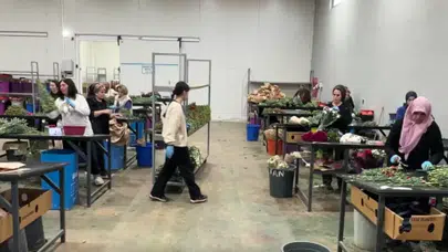 Dünya Kadınlar Günü için Türkiye'den ihracat : 35 ülkeye 80 milyon dal çiçek