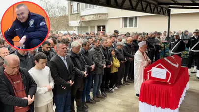 Kocaeli'de eğlence mekanı saldırısında ölen polis memuru defnedildi
