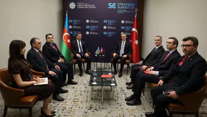 İletişim Başkanı Duran, Azerbaycan Medya Kalkınma Ajansı Başkanı İsmayilov ile bir araya geldi
