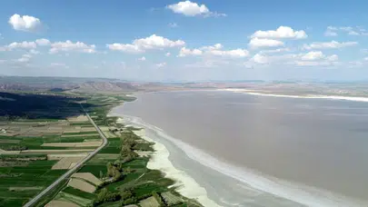 Tuzla Palas Gölü 41 yıl öncesine döndü