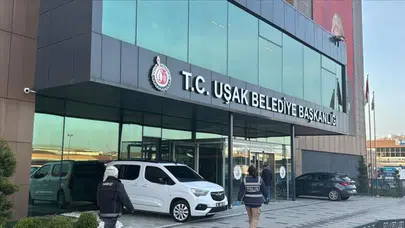Uşak Belediyesi rüşvet operasyonunda 4 şüpheli adliyede