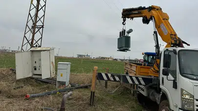 Şanlıurfa'da kaçak elektrik trafosuna el konuldu