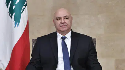 Lübnan Cumhurbaşkanı Avn, Fransa Dışişleri Bakanı'nı kabul etti