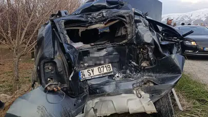 Malatya'da feci kaza : 1 ölü, yaralı