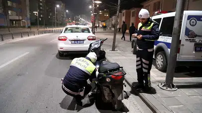 Trafikte akrobatik hareketler yapan motosiklet sürücüsüne rekor ceza !