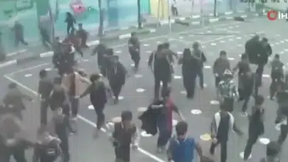 İran'a yönelik saldırılarda bir öğrenci öldü : İşte okulda yaşanan panik anları