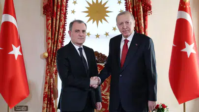 Cumhurbaşkanı Erdoğan, Azerbaycan Dışişleri Bakanı Bayramov'u kabul etti
