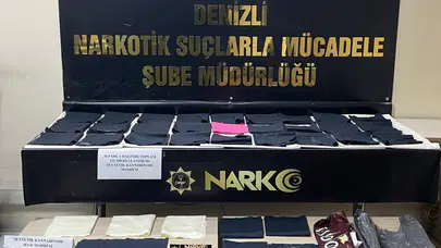 Denizli'de uyuşturucu operasyonu : 3 şahıs tutuklandı