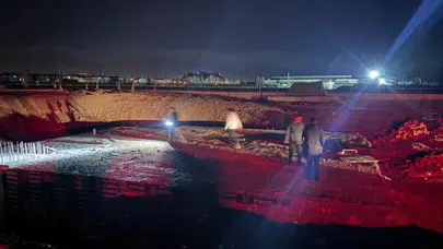 Erzincan'da alev alev yanan kişi, kurtulmak için su kanalına atladı