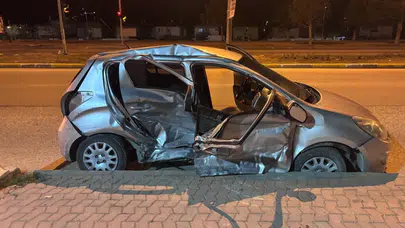 Erzincan'da kaza : 1'i ağır 3 yaralı