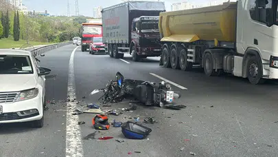 Bolu'da motosiklet sürücüsü ölümden döndü